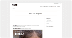 Desktop Screenshot of needmagazine.com